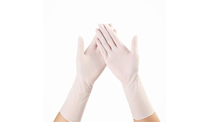 DISPOSABLE LATEX EXAM GLOVES