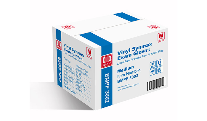 Vinyl Synmax Exam Gloves