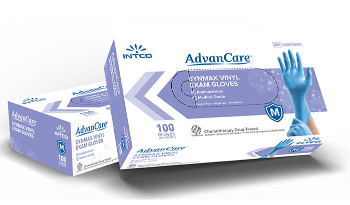 Advancare Synmax Vinyl Exam Gloves