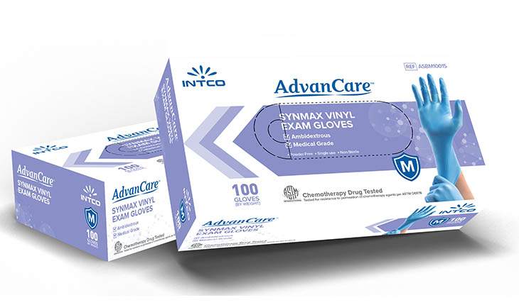 Advancare Synmax Vinyl Exam Gloves