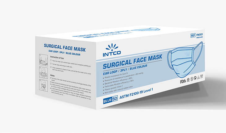 surgical face mask