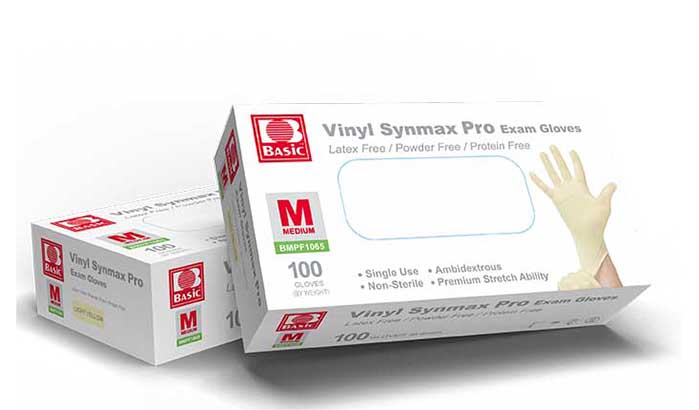 Vinyl Synmax Pro Exam Gloves, Synmax Vinyl Pro Exam Gloves