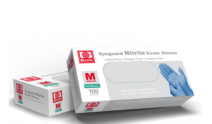 Synguard Nitrile Exam Gloves