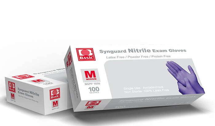 Synguard Nitrile Exam Gloves