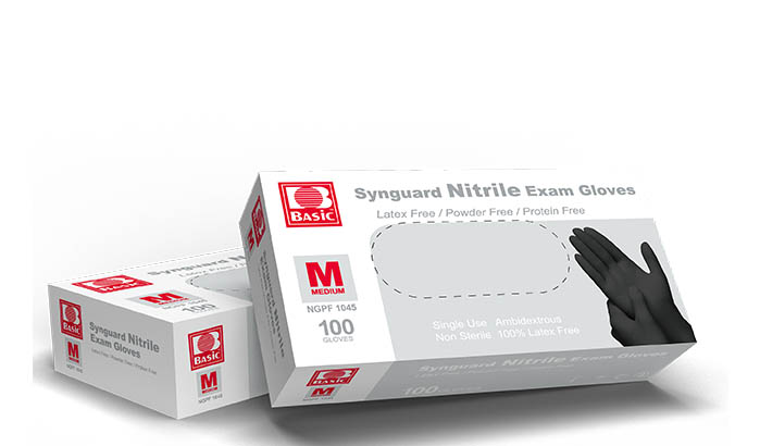 Synguard Nitrile Exam Gloves