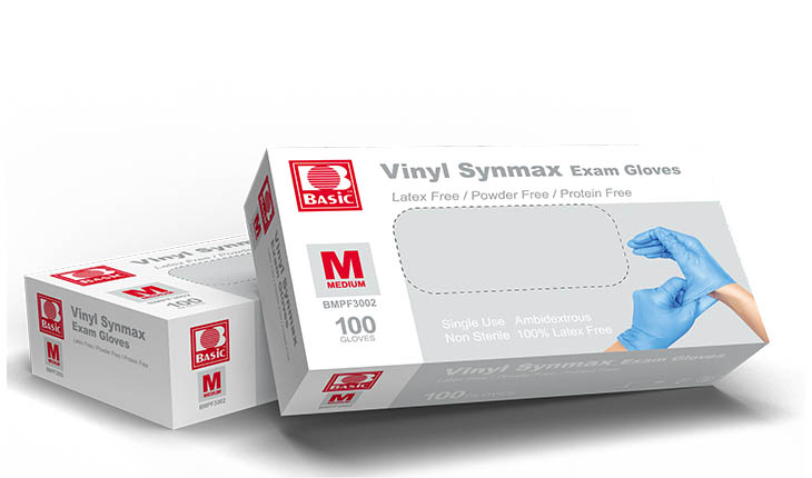 Vinyl Synmax Exam Gloves
