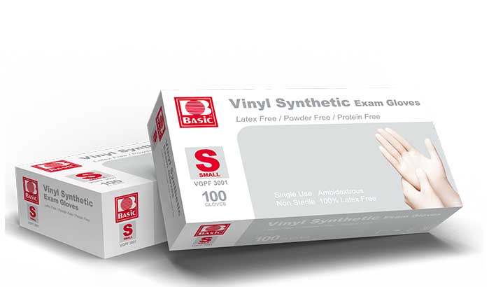 Vinyl Synthetic Exam Gloves