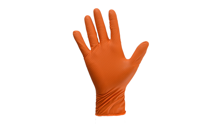 Nitrile Gloves with Diamond Texture Grip XXL- Strobels Supply