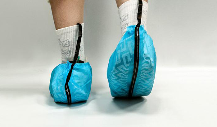 Shoe Cover With Conductive Belt