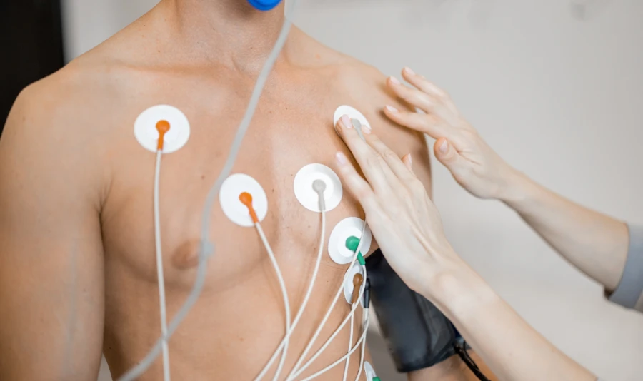 ECG Electrode for Chest Placement