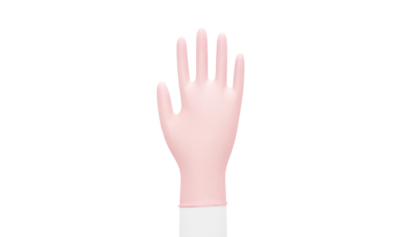 Shinyguard™ Synmax Ultra Vinyl Gloves with pearlescent color for beauty use