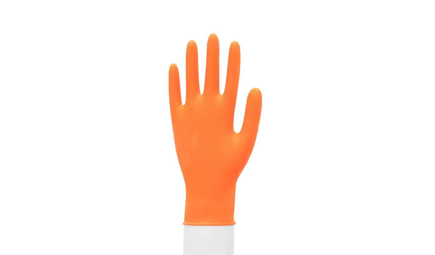 Industrial Diamond Nitrile Gloves