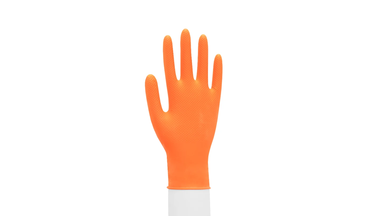 Diamond Textured Nitrile Gloves
