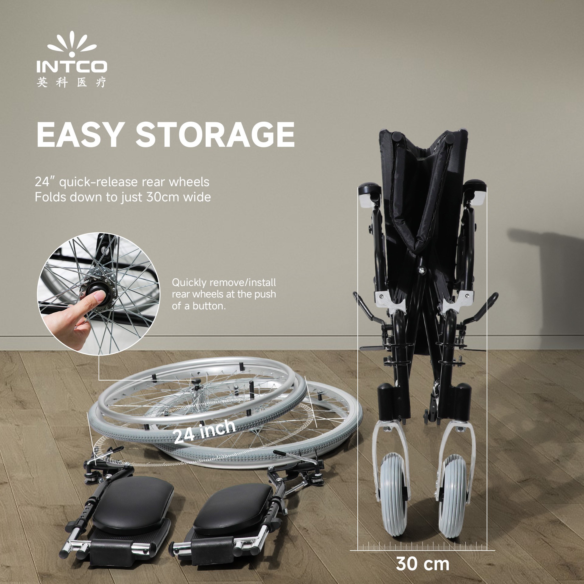 INTCO YK9055 K5: The Perfect Blend of Style, Comfort, and Safety in a Wheelchair