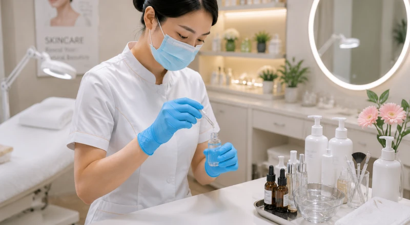 Beauty Salon Nitrile Exam Gloves