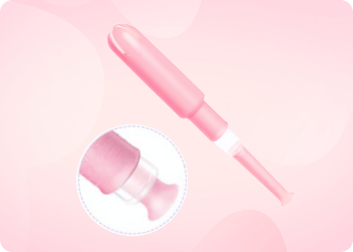 Anti-Slip Compact Click Tampon Grip