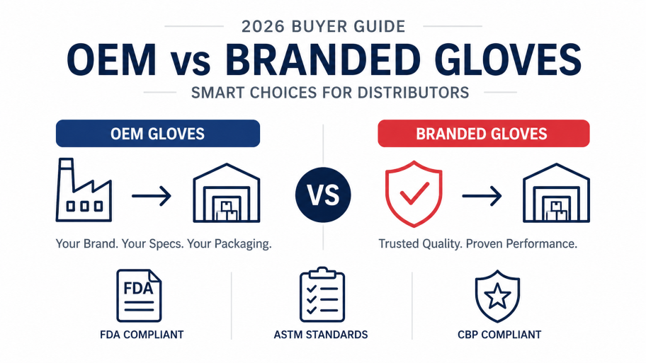 OEM vs Branded Gloves: 2026 Buyer Guide for Distributors