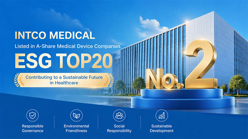 INTCO Medical Ranks No. 2 in A-Share ESG Top 20 for Medical Device Companies