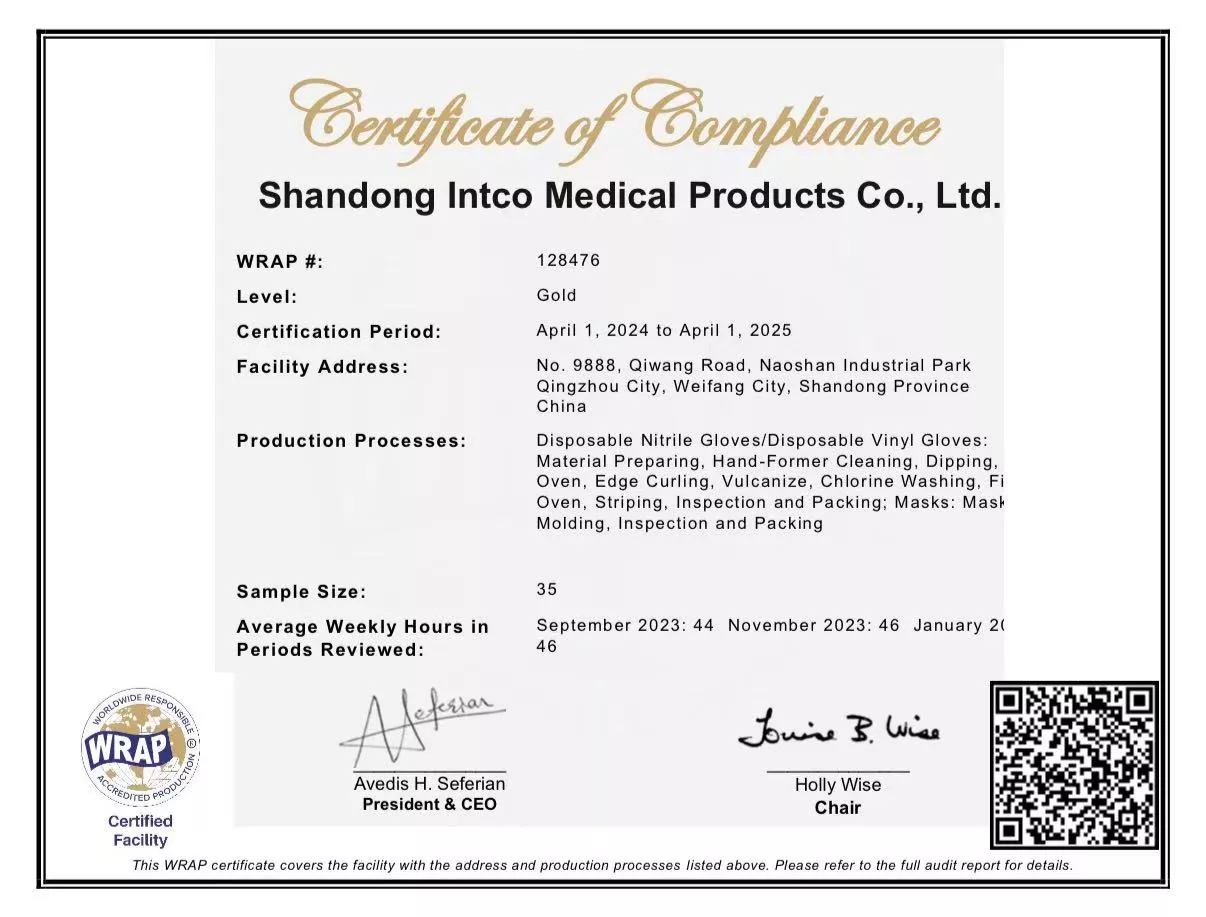 2024 WRAP Certificate