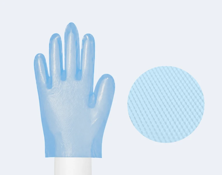 Disposable CPE Gloves Product Display