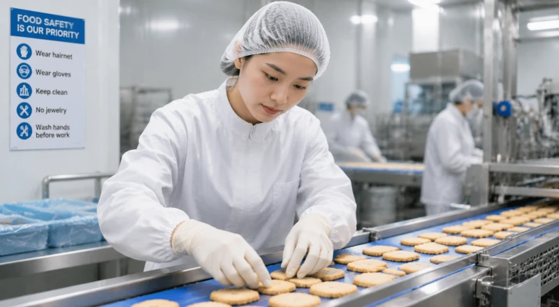 Food Processing Disposable Latex Gloves