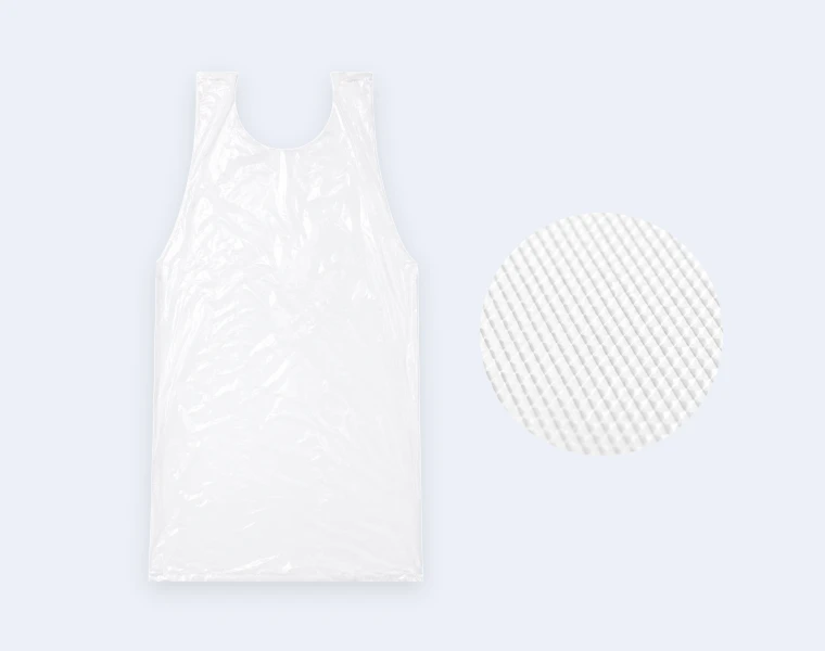 Disposable HDPE Aprons Product Display