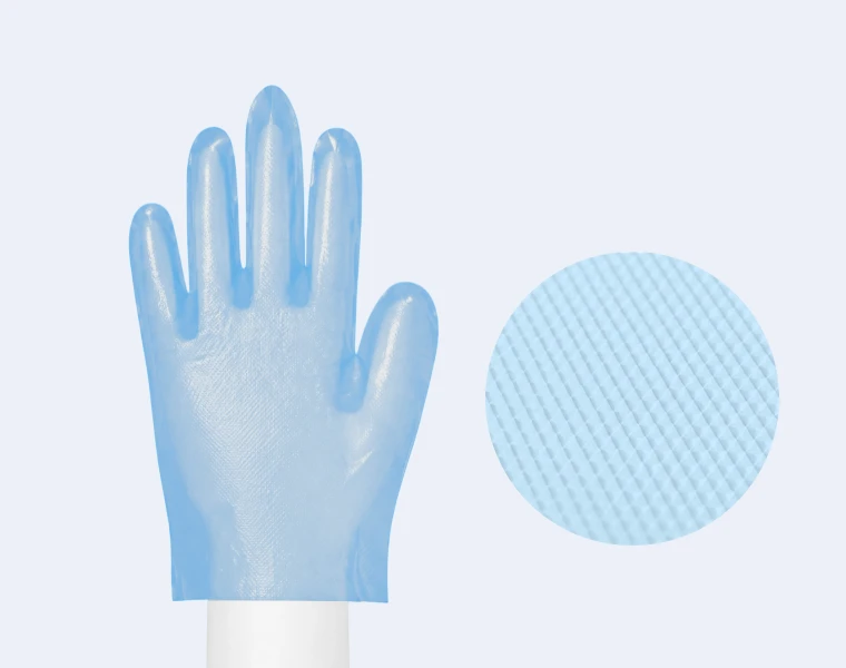 Disposable CPE Gloves Product Display