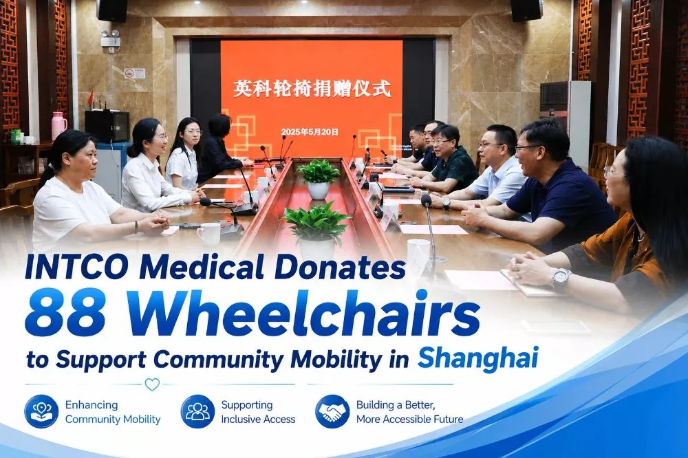 INTCO Medical Donates 88 Wheelchairs to Support Community Mobility in Shanghai