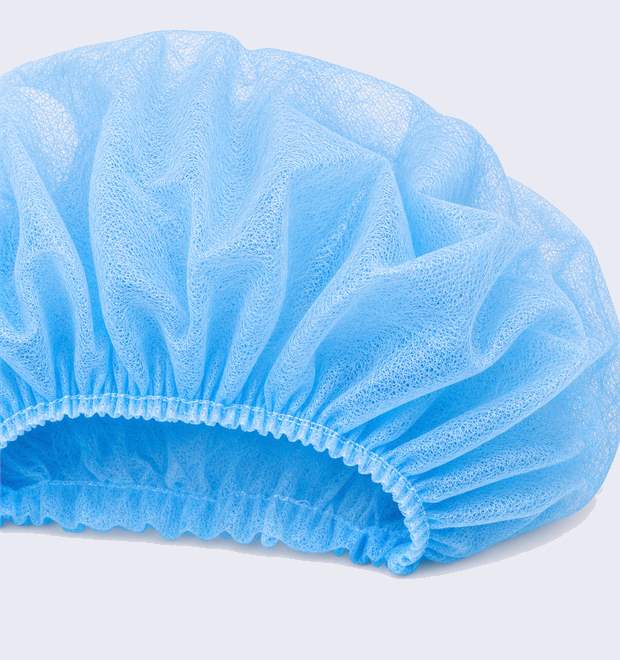 Disposable Mob Cap & Clip Cap Elastic Band Detail