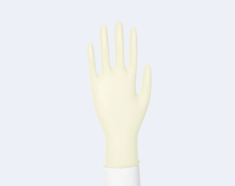 Syntex™ Synthetic Latex Exam Gloves Product Display
