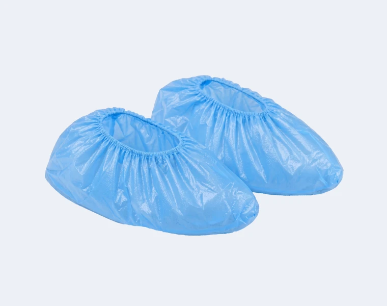 Disposable CPE Shoe Covers Product Display