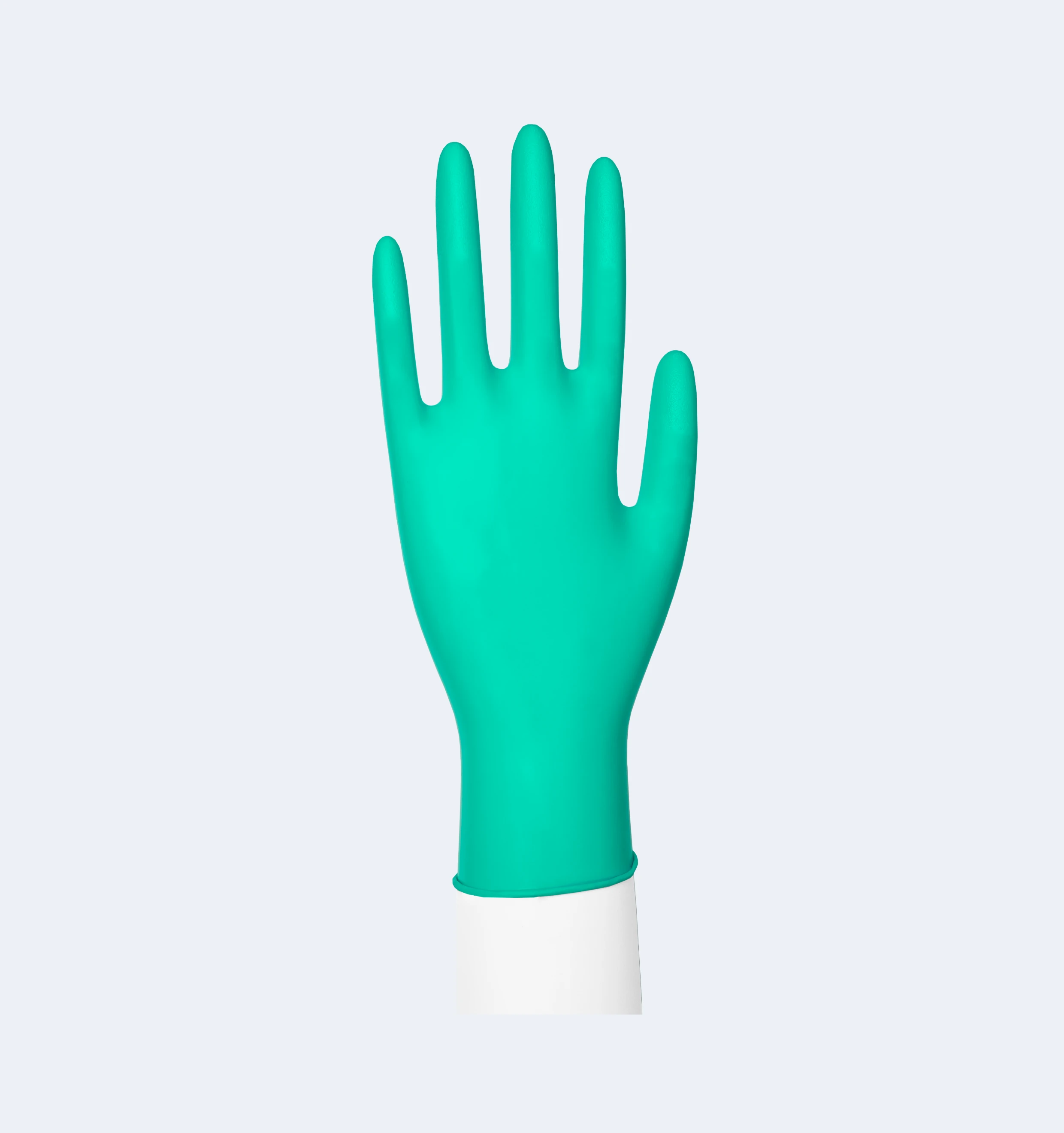 Green CHEMTUFF™ Chemical-Resistant Nitrile Gloves Product Display