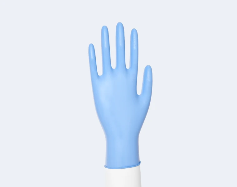 Blue Touchlite Nitrile Gloves