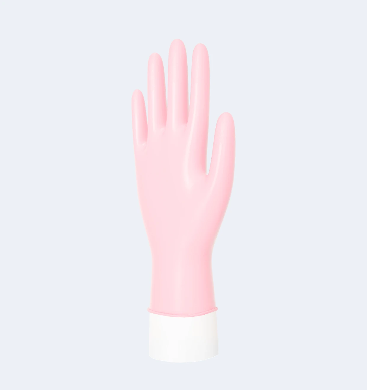 Pink SYNGUARD® C+ Nitrile Gloves Texture Detail