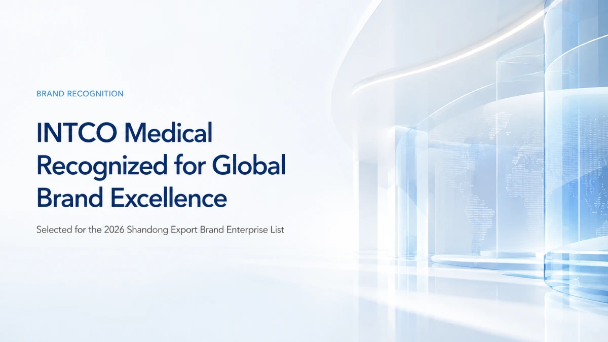 INTCO Medical Named 2026 Shandong Export Brand Enterprise