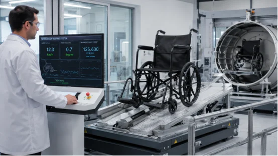 Wheelchair stability and ISO 7176 performance testing