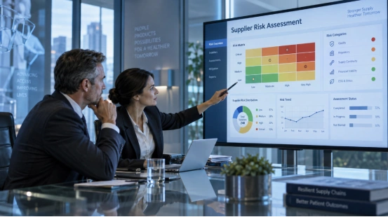 Meeting about supplier risk assessment